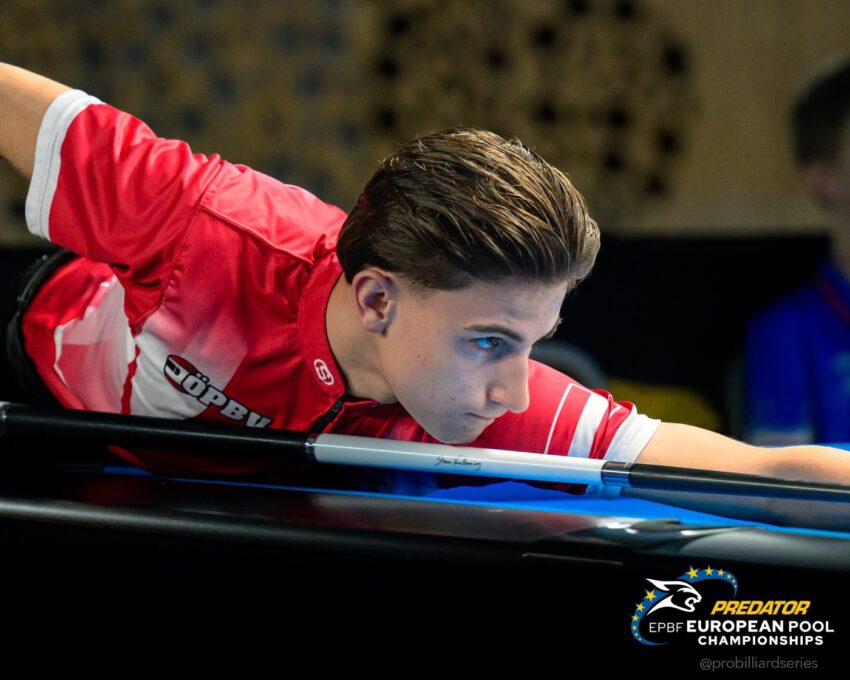 Erstmals bei einer Nachwuchs-EM auf dem Stockerl - Markus Schleindler - Foto (c) probilliardseries